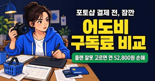 어도비 구독료 월 78,100원, 학생은 26,400원? 해지 수수료 10% 함정