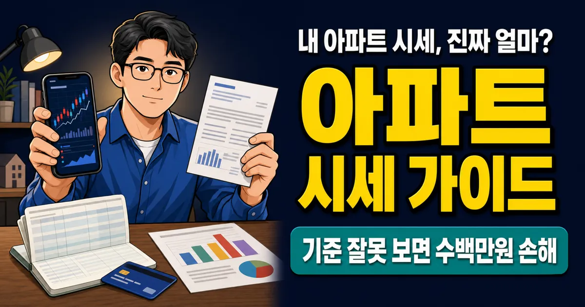 아파트 시세 5억인데 공시가격은 3억? KB시세·실거래가 비교하면 수백만원 차이