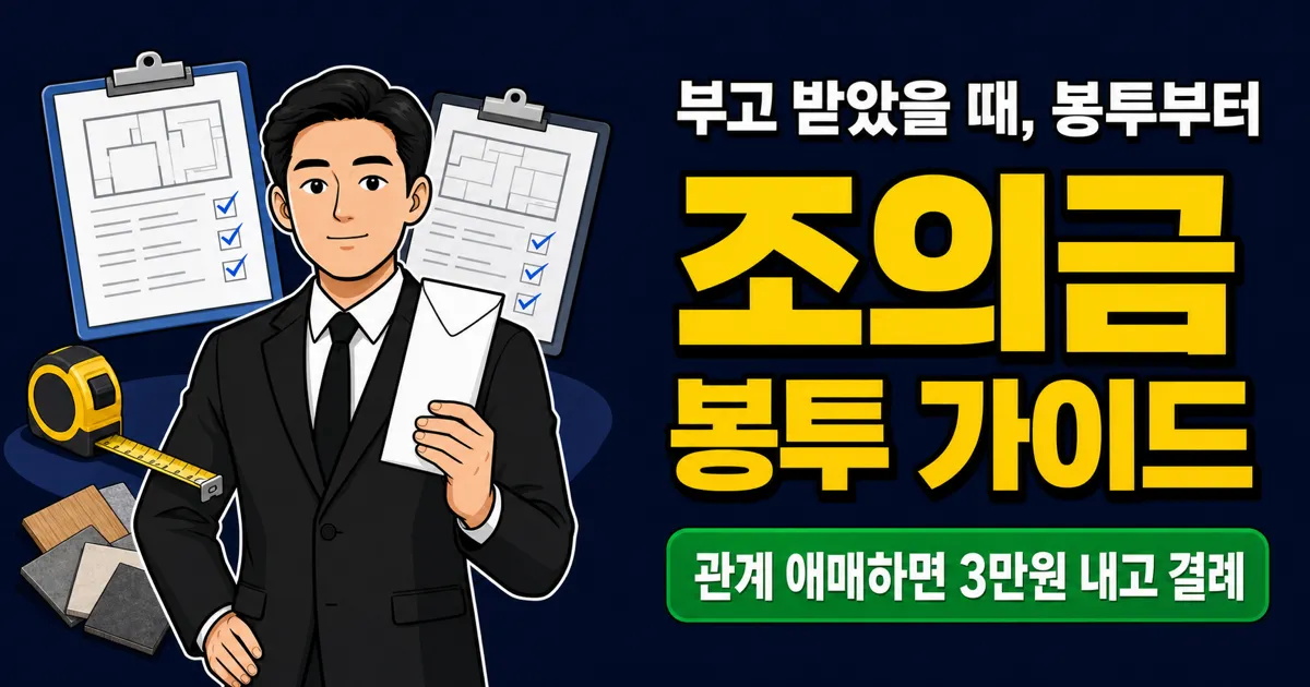 조의금 봉투 쓰는 법, 5만원이면 될까? 관계별 금액부터 한자 표기까지