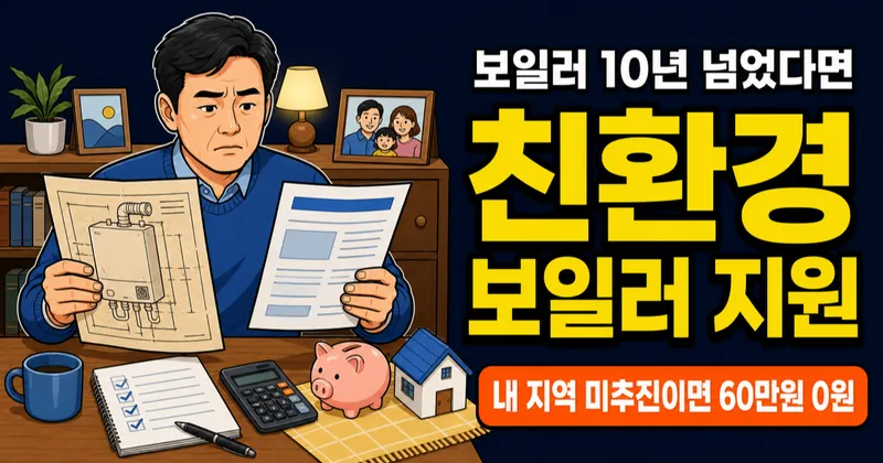 친환경 보일러 보조금 60만원, 2026년에도 받을 수 있을까?