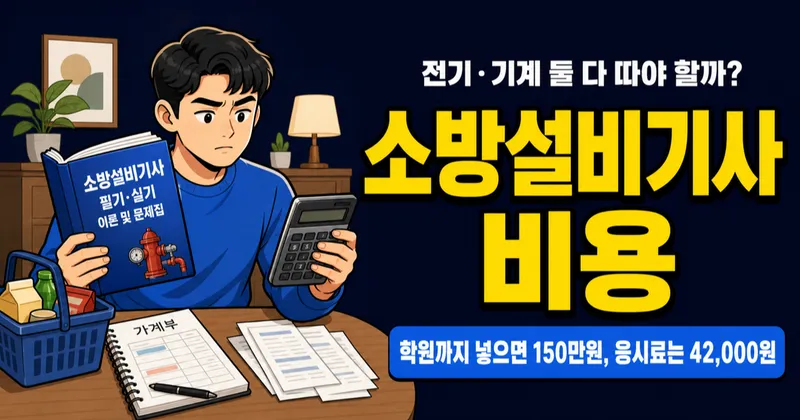 소방설비기사 응시료 42,000원, 전기·기계 둘 다 따야 할까?
