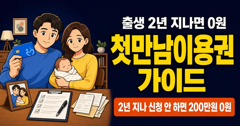 첫만남이용권 200만원, 신청 안 하면 자동 소멸? 출생신고 때 꼭 챙기세요