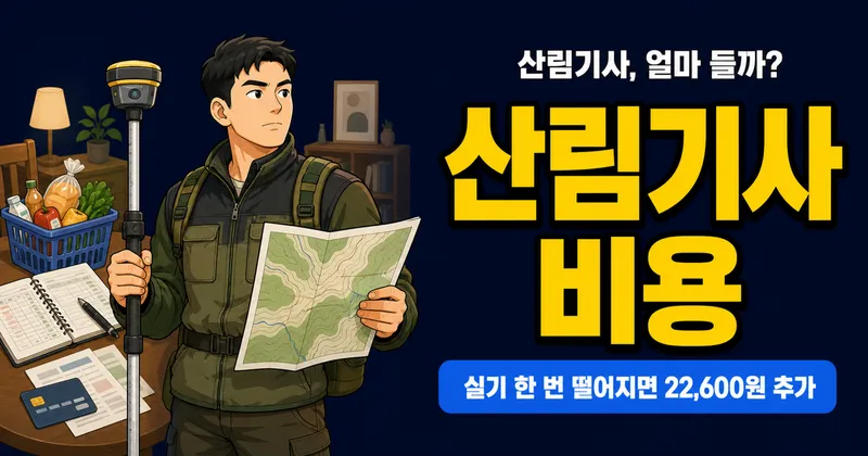 산림기사 비용 42,000원, 실기 재응시까지 얼마일까?