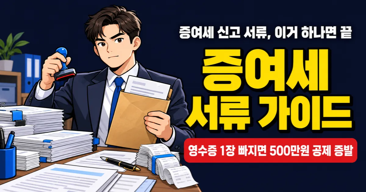 증여세 신고 서류, 현금 증여는 온라인 0원인데 1장 빠지면 500만원 공제가 사라집니다
