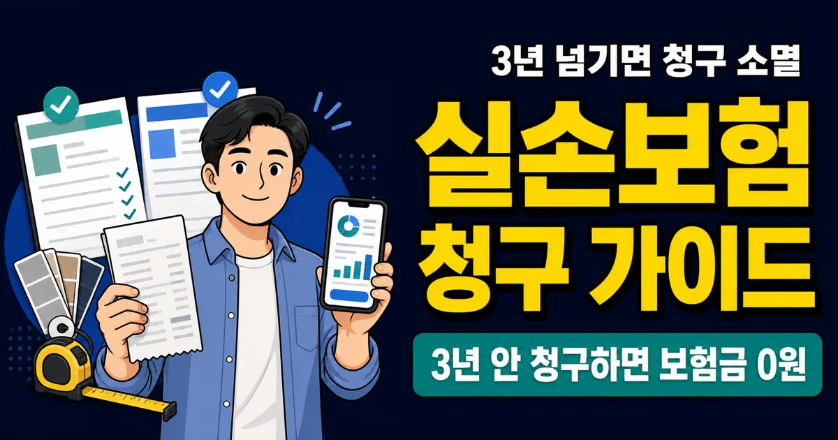실손보험 청구, 병원비 낸 뒤 3년 안 하면 소멸된다고요?