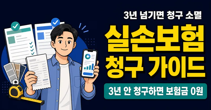 실손보험 청구, 병원비 낸 뒤 3년 안 하면 소멸된다고요?
