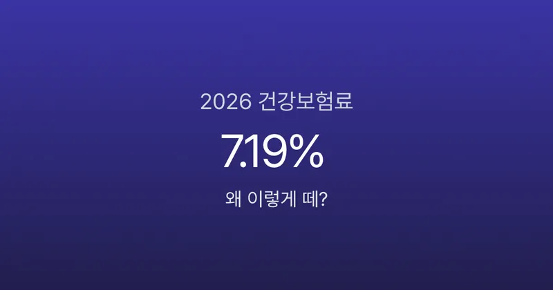 건강보험료 왜 이렇게 많이 뗄까? 2026 월급별 실제 공제액
