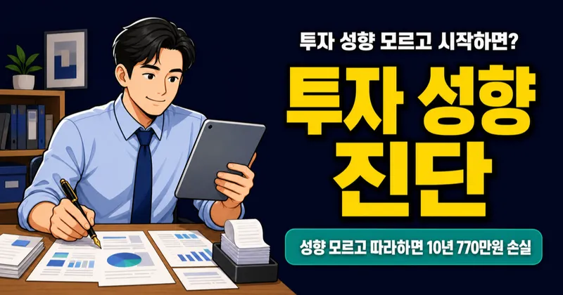 투자 성향 모르면 10년 뒤 770만원 차이? 6문항으로 내 재테크 찾기