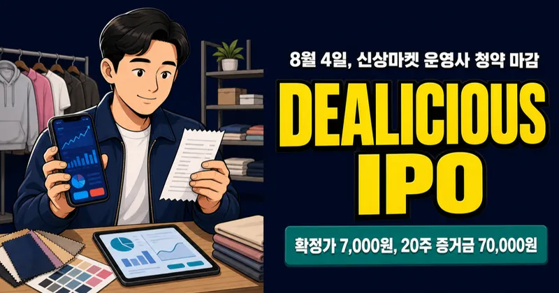 딜리셔스 공모주, 184.06대1인데 확약 0.10%면 뭘 봐야 할까?