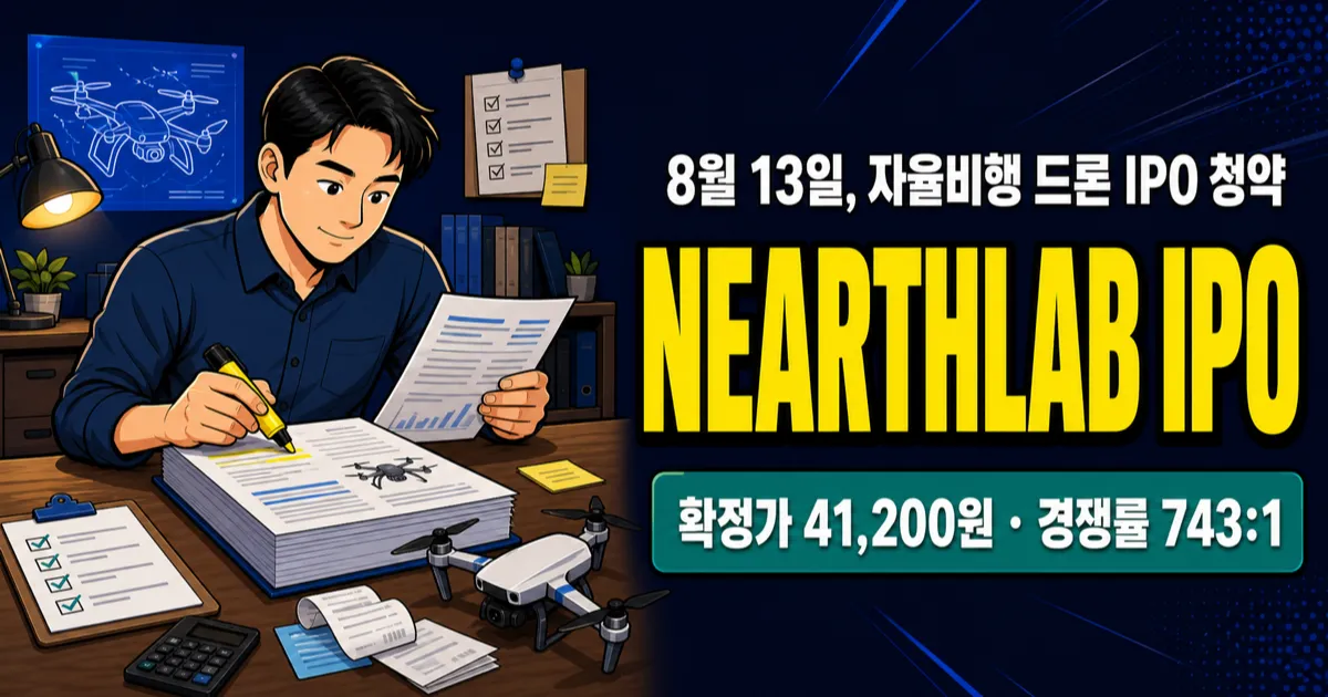 니어스랩 공모주, 청약 마지막 날 20주 증거금 41.2만원?
