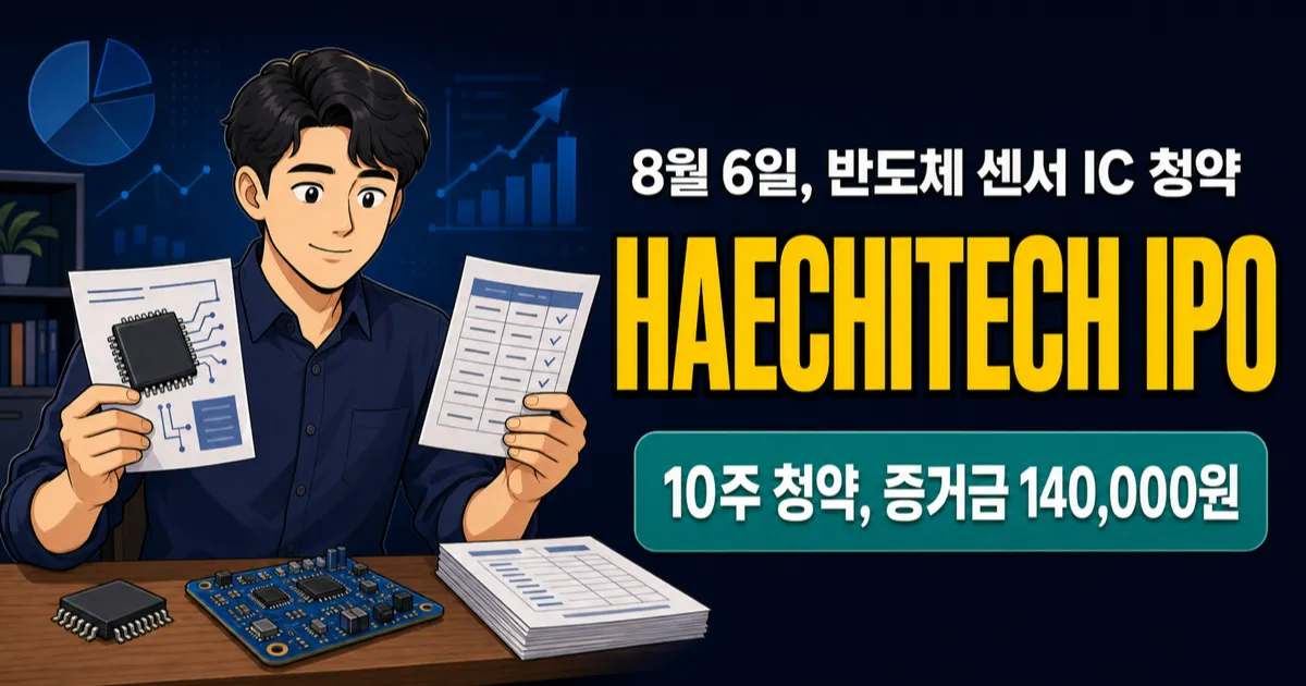 해치텍 공모주, 14만원 증거금이면 10주 가능?