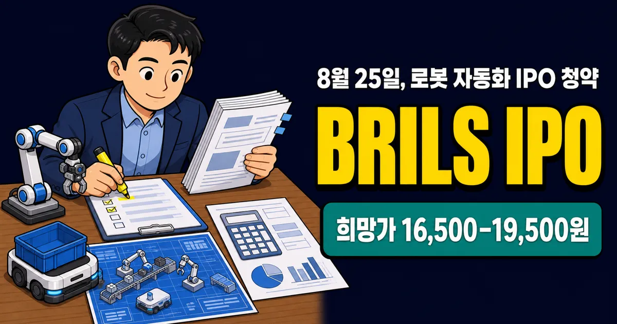 브릴스 공모주, 9만7500원 증거금이면 10주 가능?