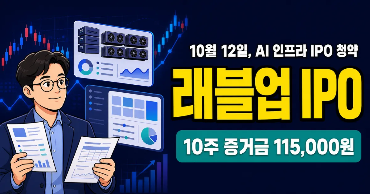 래블업 공모주, 11만5000원 증거금이면 10주 가능?
