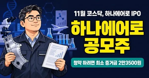 하나에어로다이내믹스 공모주, 최소 증거금 2만3500원? 매출 91%는 고객사 2곳