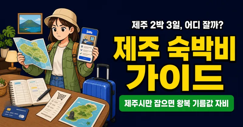 제주 숙박비 2박 28만원, 제주시 호텔이면 충분할까?