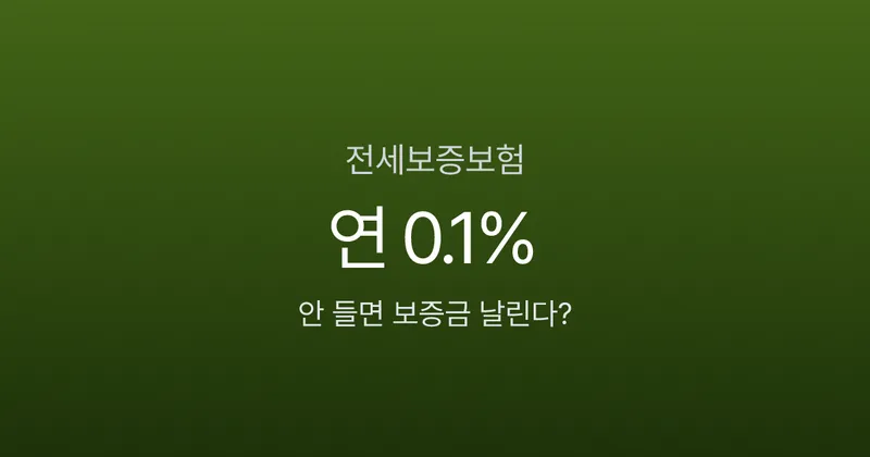 전세보증보험 가입, 3사 비교하면 보증료 50만원 차이 난다