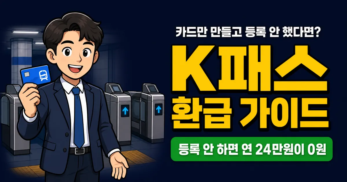 K패스 환급 신청 순서