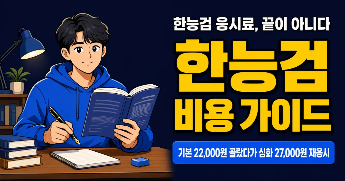 한국사능력검정시험 비용 가이드