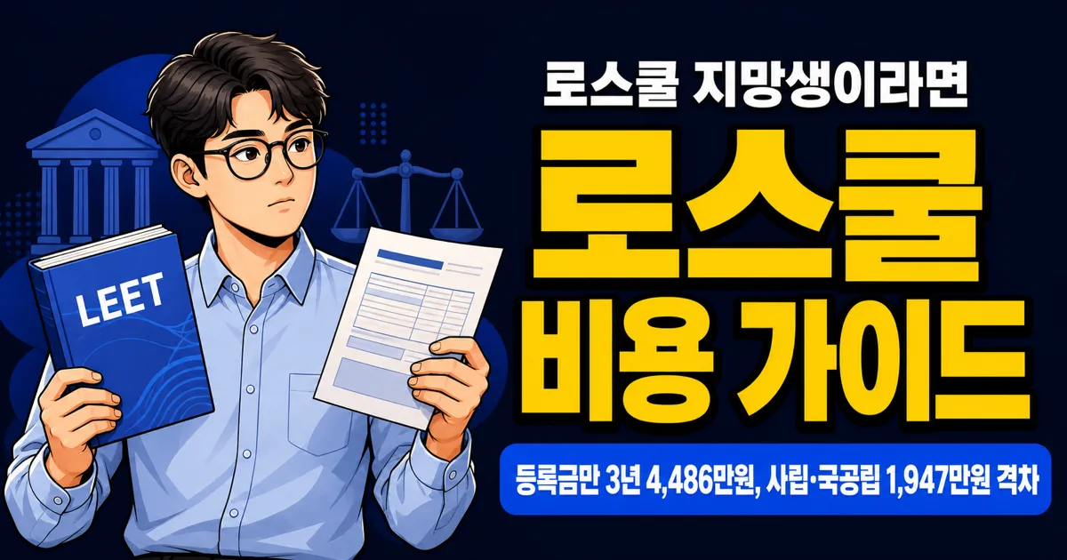 로스쿨 비용 가이드
