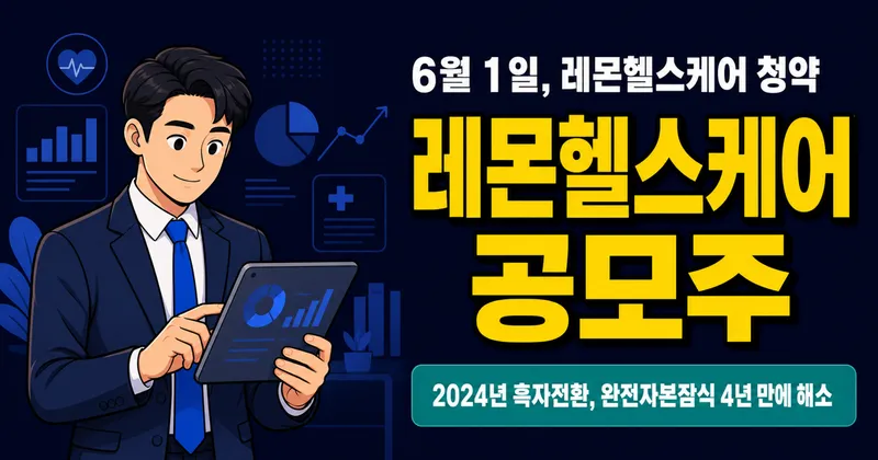 레몬헬스케어 공모주, 자본잠식 벗고 재도전—공모가 7,500~10,000원 적정한가?