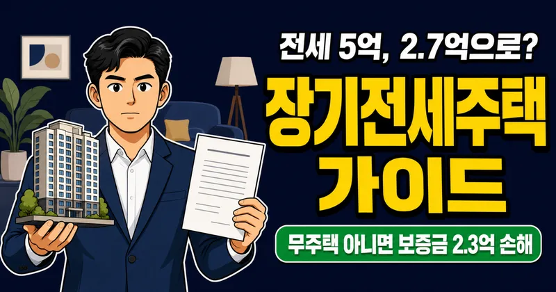 장기전세주택, 시세의 54%에 20년 거주? 입주 조건부터 퇴거 기준까지