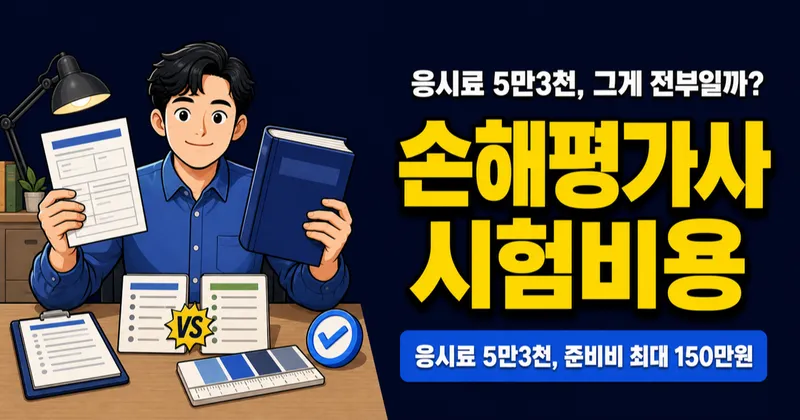 손해평가사 응시료 5만3천원, 인강비 100만원 더하면 본전일까?