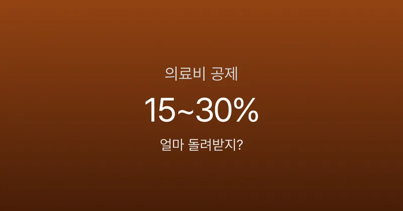 의료비 세액공제, 총급여의 3% 넘어야 받는다고요? 조건과 한도 총정리