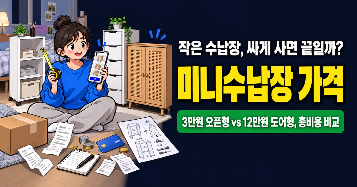 미니수납장 가격 비교