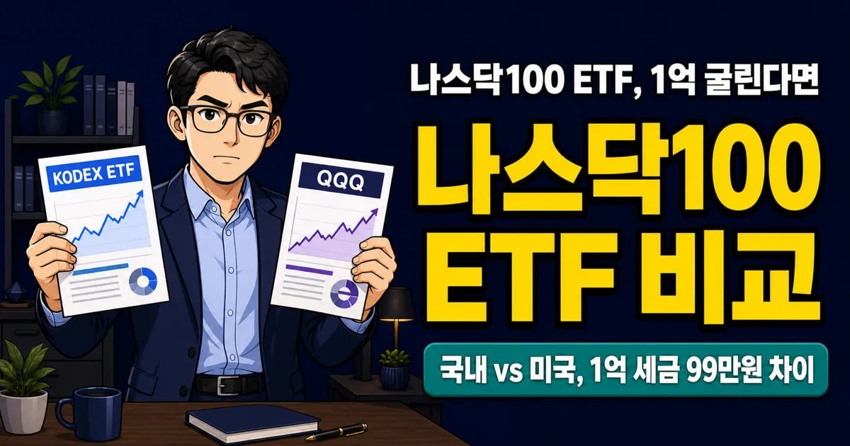 나스닥100 ETF 비교 KODEX TIGER QQQ