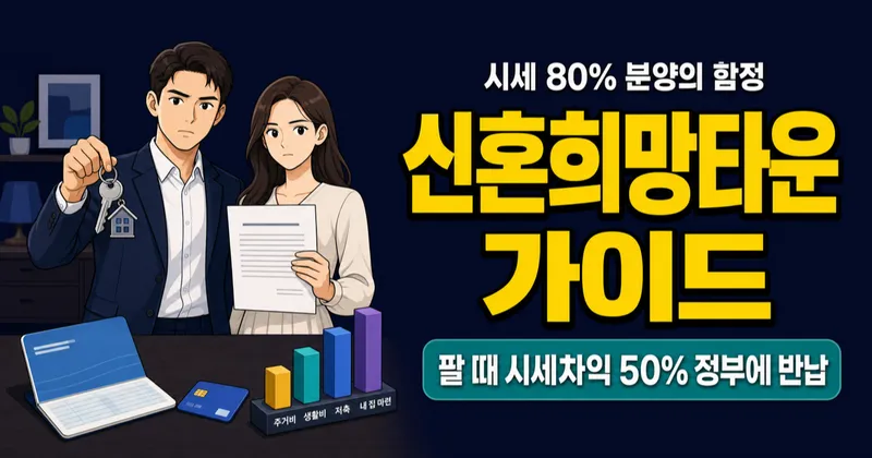 신혼희망타운, 시세 80%에 분양받는데 수익의 절반을 뱉어야 한다고?
