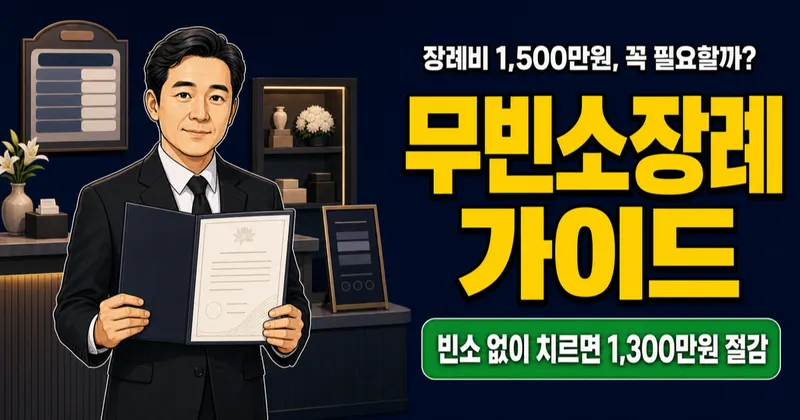 무빈소장례 비용 200만원이면 된다고? 일반 장례 1,500만원과 비교
