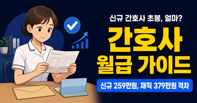 간호사 월급 323만원, 3교대 수당 빼면 얼마 남을까?