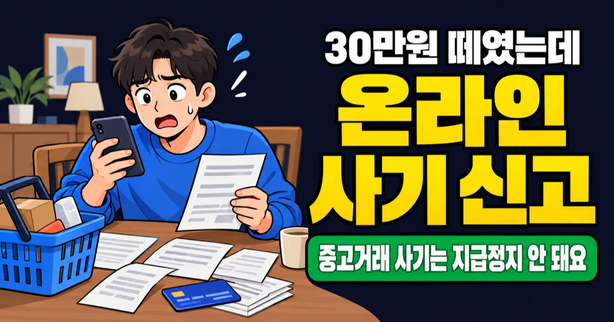 온라인 사기 신고, 30만원 떼였는데 경찰서까지 가야 할까? 돈 돌려받는 3가지 길