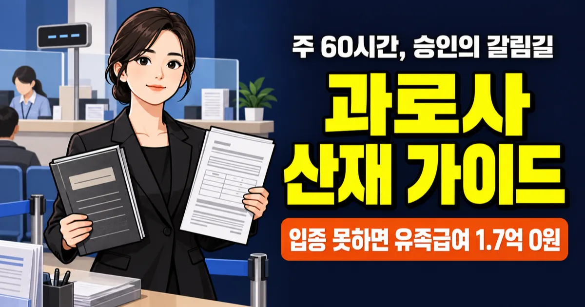 과로사 산재 인정기준과 유족급여