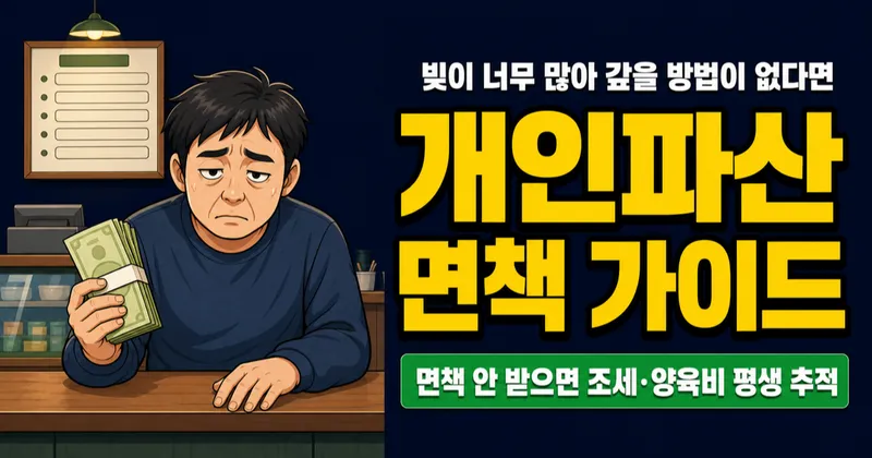 개인파산 신청하면 빚 전액 탕감? 면책까지 걸리는 기간과 조건