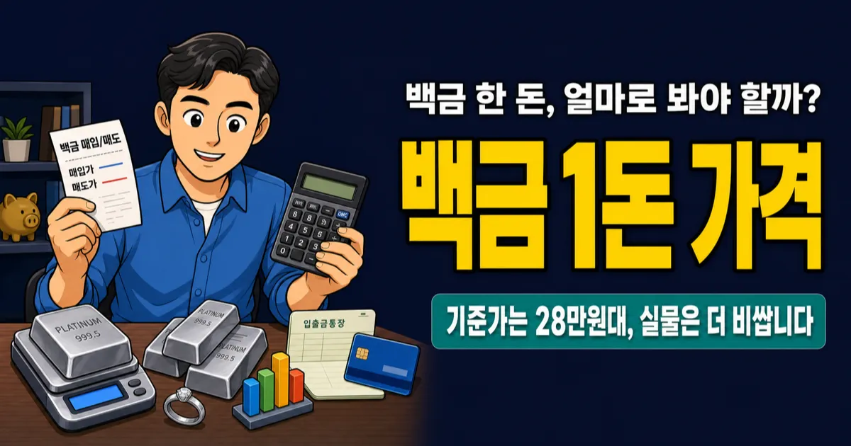 백금가격 1돈 28만원인데 반지 살 때 32만원 넘을까?