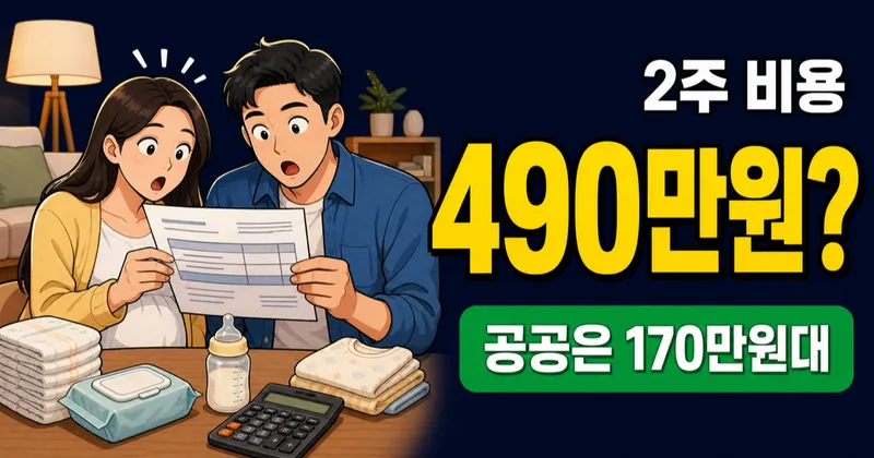 산후조리원 비용 서울 490만원, 공공은 170만원? 지역별 가격 차이와 절약법
