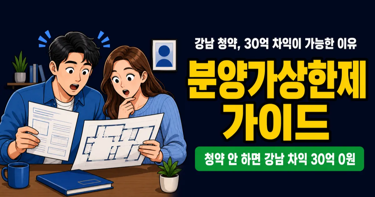 분양가상한제 강남 차익 30억