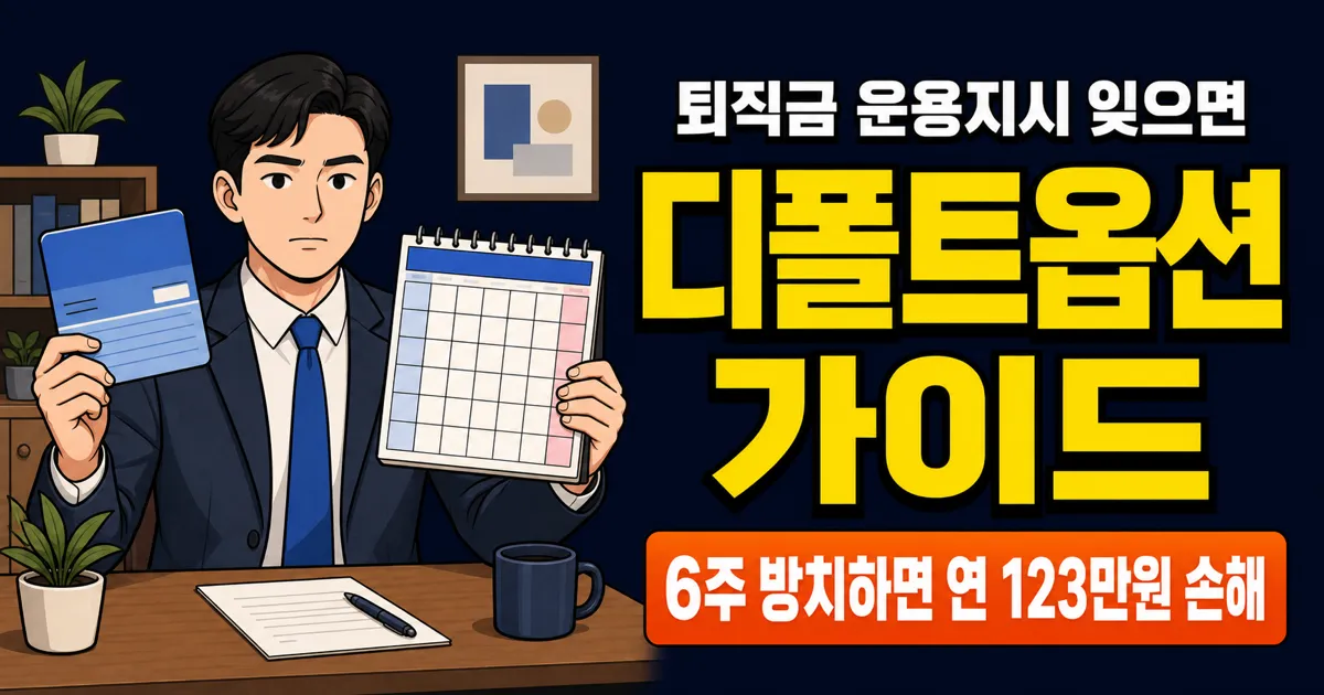 퇴직연금 디폴트옵션 가이드