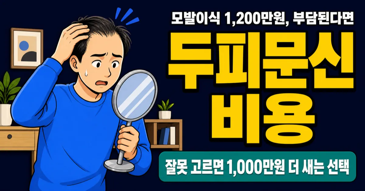 두피문신 비용 가이드