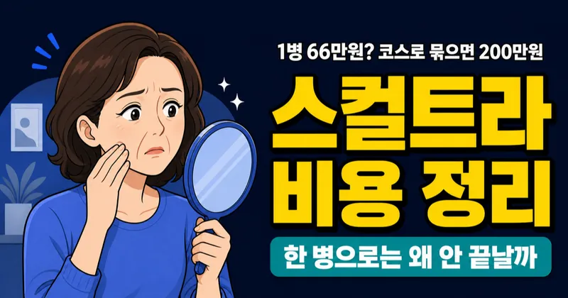 스컬트라 비용, 1병 66만원인데 왜 2~3병부터 권할까?