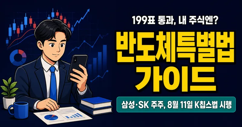 반도체특별법 199표 통과, 내 반도체 주식에 어떤 영향이 올까?
