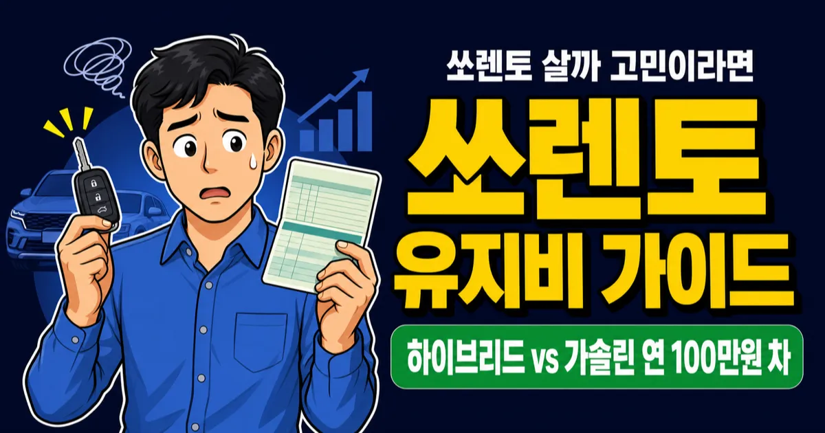 쏘렌토 유지비 가이드