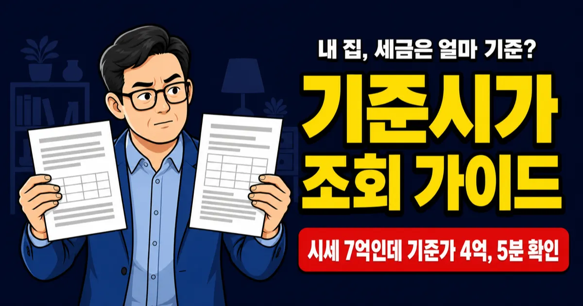 기준시가 조회, 내 집은 국세청 기준 얼마일까? 5분이면 확인됩니다