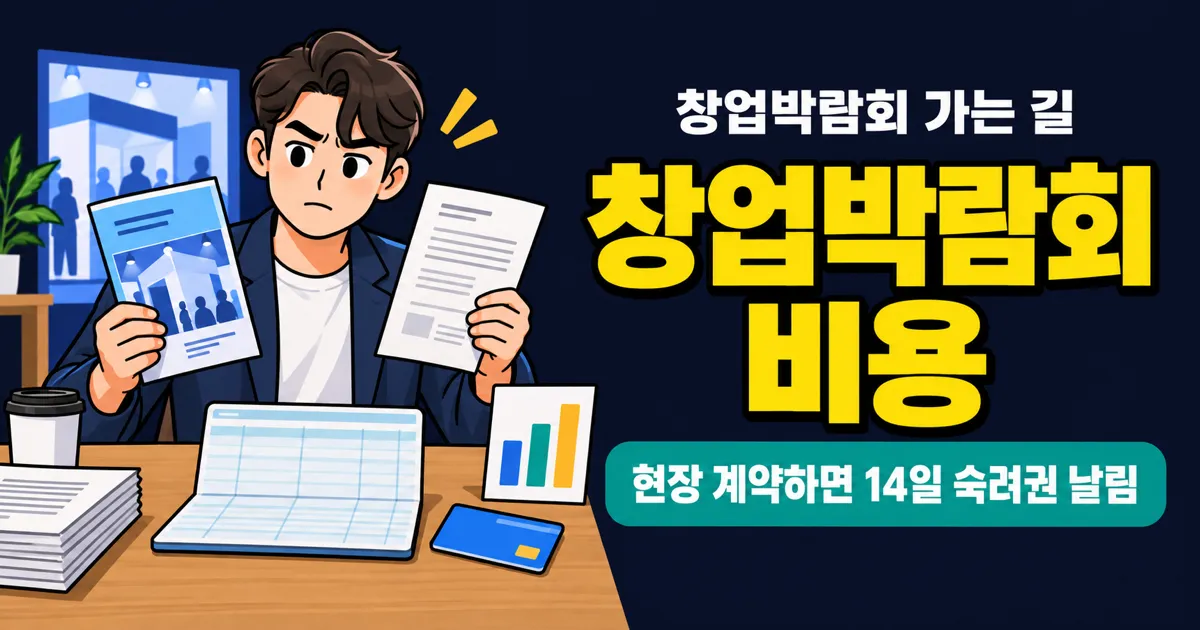 창업박람회 입장료 0원인데, 다녀오면 왜 5만원이 사라질까?