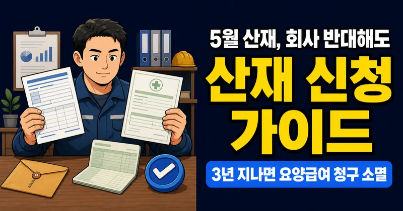 산재 신청, 회사 동의 없어도 3년 안에 직접 가능할까?