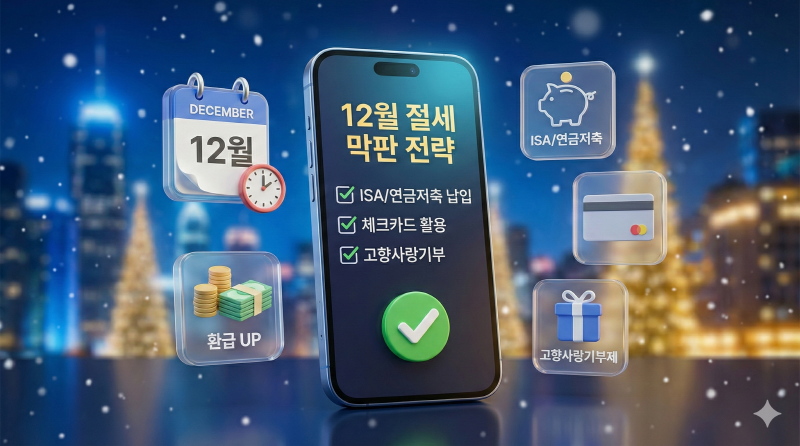 12월, 아직 늦지 않았다! 연말정산 환급액 50만원 더 받는 막판 절세 전략