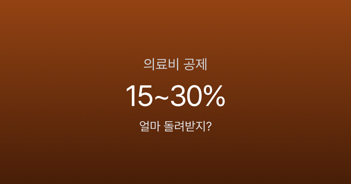 의료비 세액공제, 총급여의 3% 넘어야 받는다고요? 조건과 한도 총정리